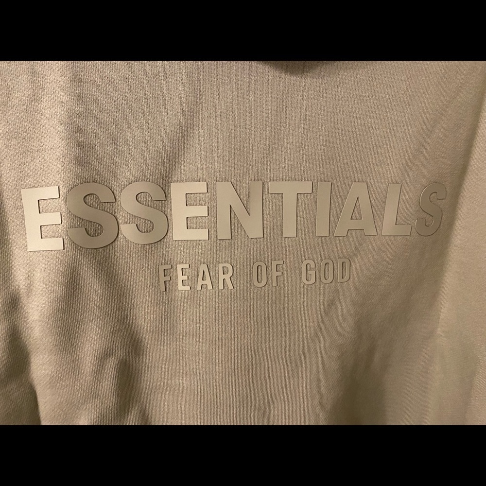 FOG-Fear Of God essentials pullover hoodie pistachio - Picture 3 of 5